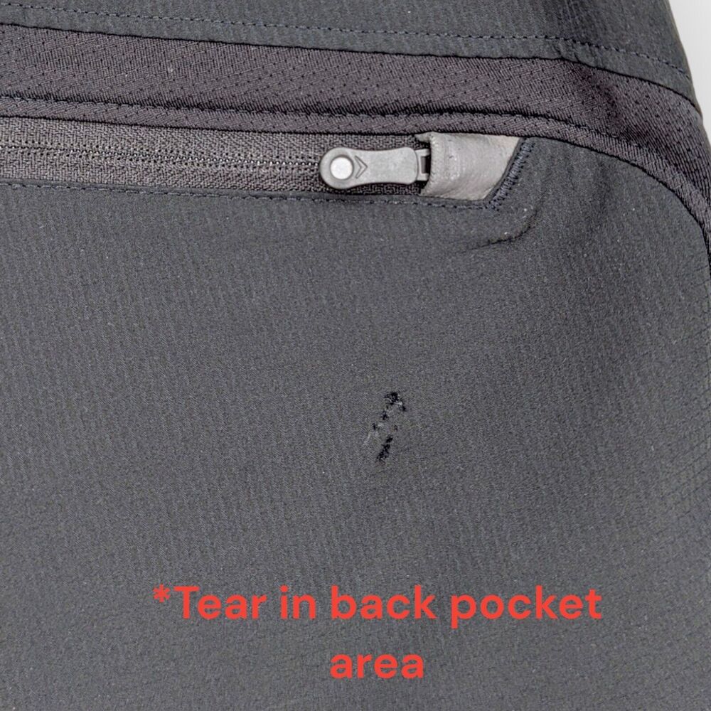 QOR Shorts Men's Size Small Elastic Waist Black Flawed - Picture 4 of 9